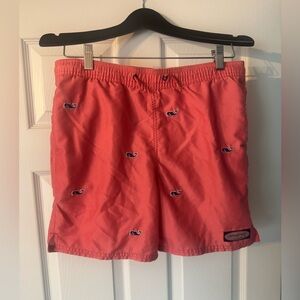 Vineyard Vines Red Swim Trunks Quick-Dry